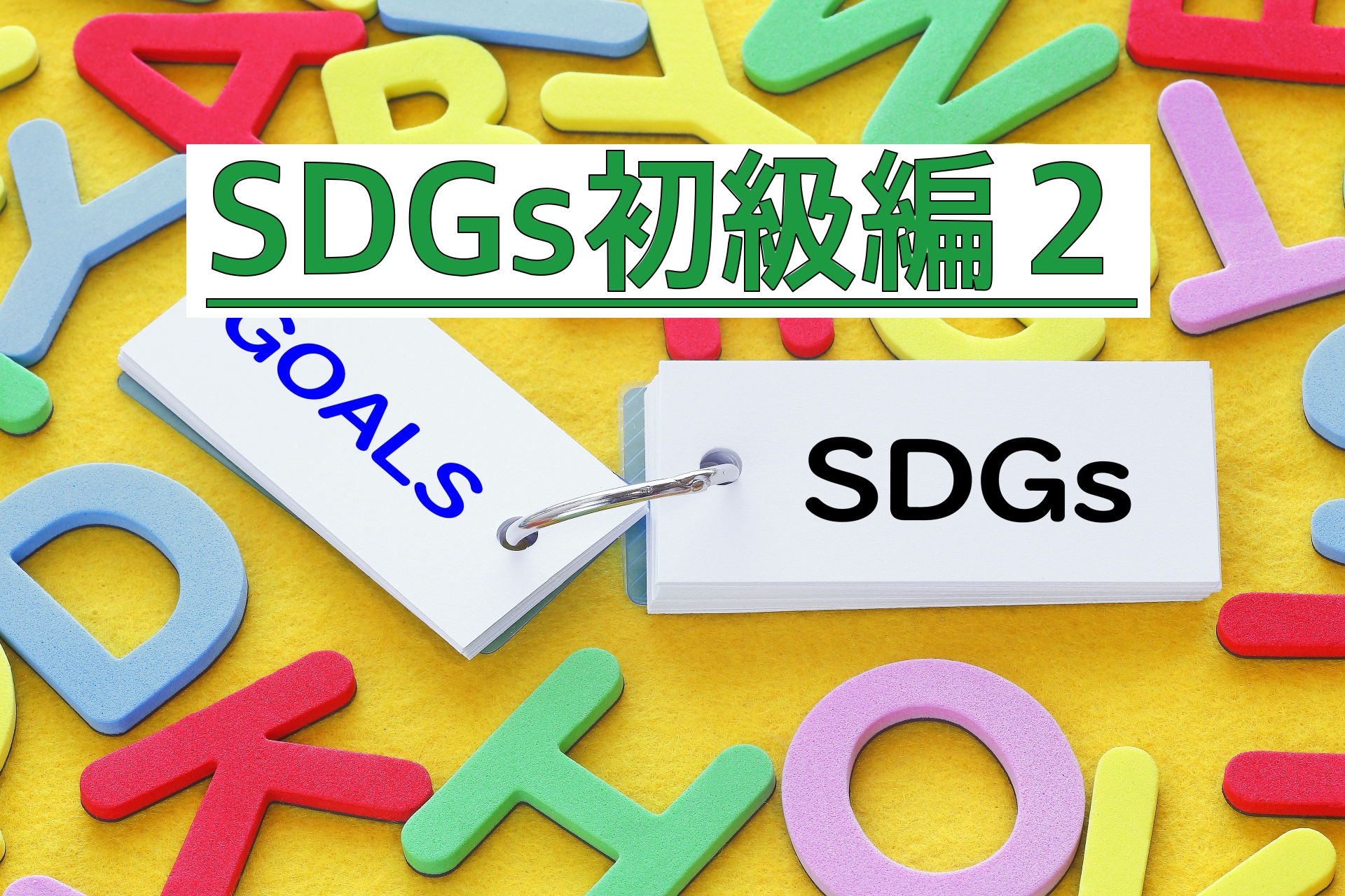 【SDGs初級編2】SDGsをもう少し詳しく理解したい！